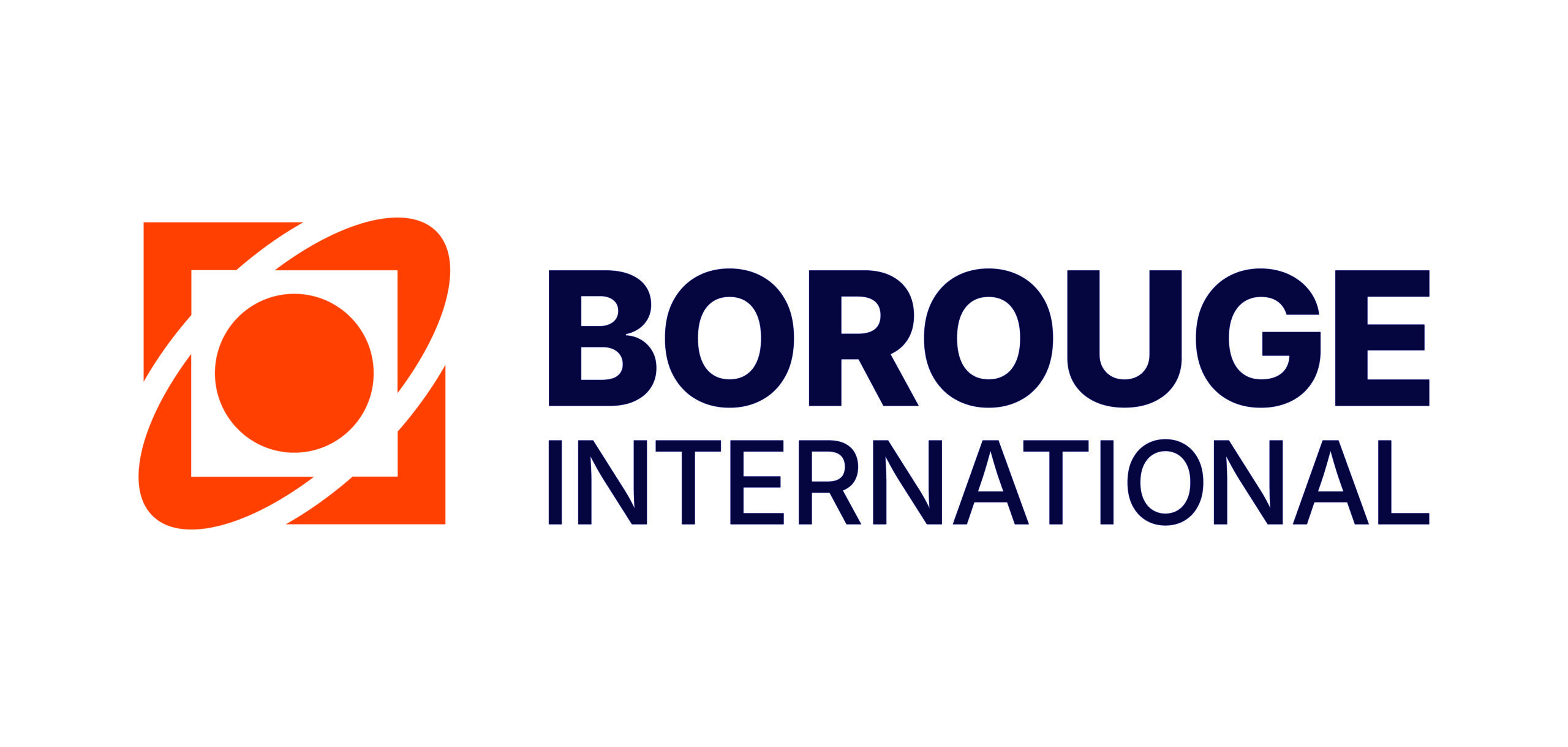 BorougeInternational_PrimaryLogo1_OrangeBlue_CMYK
